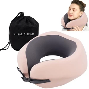 Travel Pillows for Airplanes, Memory Foam Travel Neck Pillow,Flying Neck Pill... - Picture 1 of 6