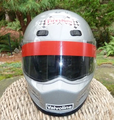 CASCO HOMENAJE SIMPSON 1:1 VINTAGE MARIO ANDRETTI, AÑOS 70 INDY 500/F-1 TAMAÑO COMPLETO Foto 1 de 4