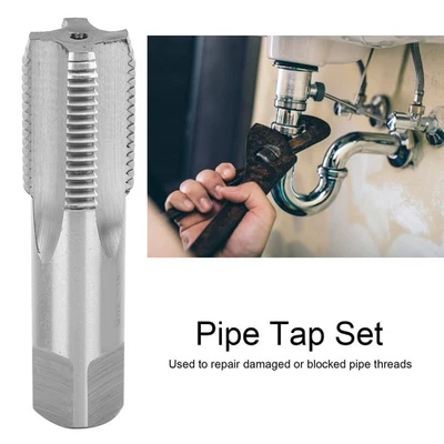 Pipe Tap Set G1/2in14 Left Hand Pipe Thread Tap Water Piping Screw Cone - Image 1 of 4