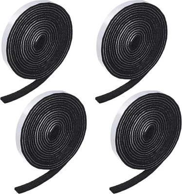 4 rollos de tira de fieltro de 120 pulgadas con respaldo adhesivo cintas de fieltro rollo de tira de muebles Foto 1 de 4