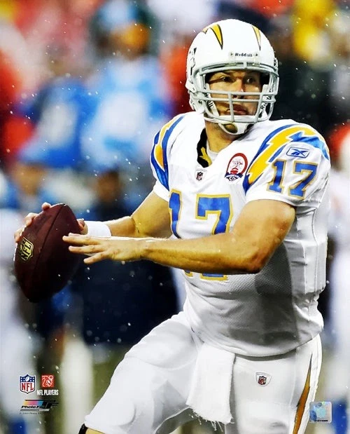 San Diego Chargers NFL Metal Sign Philip Rivers #17 Football - Image 1 of 1