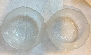 2 Arcoroc France Aspen 7" Suppe Salat Runde Schüssel Blatt Geprägtes Glas 4 Sets Verfügbar - Bild 1 von 7