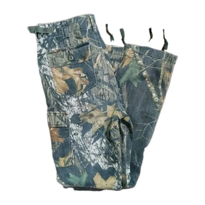 Camo Cargo Pants 30 x 30 Youth Size 18 Cabelas Kids Realtree Camouflage  - Image 1 of 4