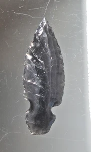 Autentica riproduzione moderna di punta di freccia in ossidiana pre 1600 Utah - Foto 1 di 3