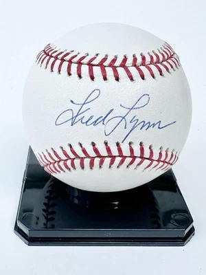 Fred Lynn Autographed Official OML Baseball Steiner Coa - Image 1 of 4