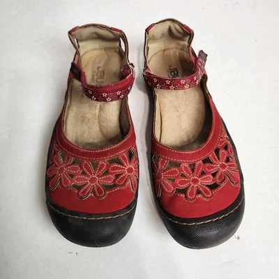 JBU by Jambu Wildflower Encore Mary Jane Shoes Women's Size 10M Red - Image 1 of 4