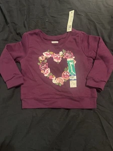 Sudadera Garanimals Flor Corazón Niña Talla 24m - Imagen 1 de 4