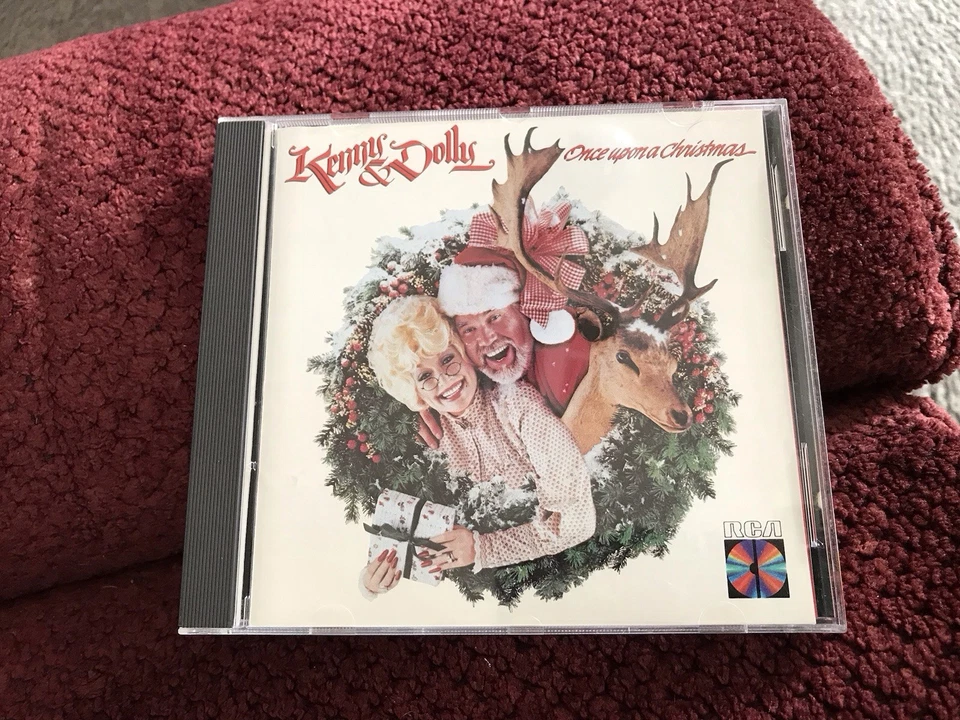 Kenny & Dolly CD  Once Upon A Christmas Kenny Rogers and Dolly Parton  VG Cond Foto 1 de 4