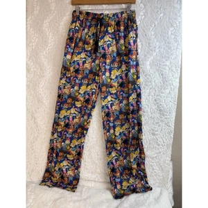 Nicktoons Adult Unisex Small PJ Lounge Pants w Pockets Arnold Ren Stimpy Rugrats - Picture 1 of 8