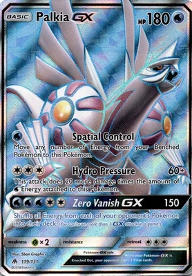 Palkia GX (Full Art) Ultra Rare SM - Forbidden Light 119/131 MP - Image 1 of 2