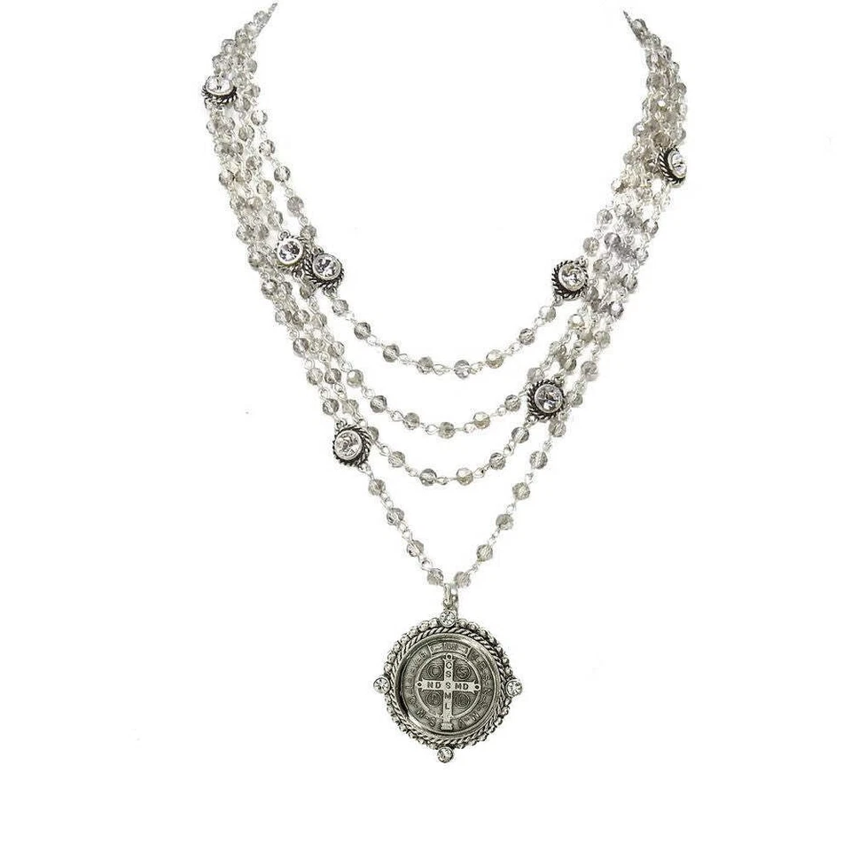 Vírgenes Santas y Ángeles Magdalena en Plata Diamante Negro Foto 1 de 1