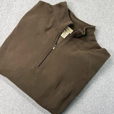 L.L. Pullover Bean para mujer marrón polar con cremallera M capa regular para exteriores Foto 1 de 4