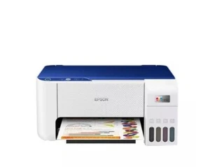 Epson EcoTank L3215 A4 All-in-One Ink Tank Printer (White & Blue) - Picture 1 of 4