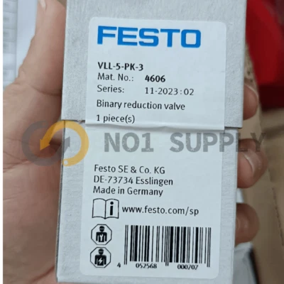 1шт новый FESTO VLL-5-PK-3 4606 пневматический клапан быстрая доставка - Изображение 1 из 4