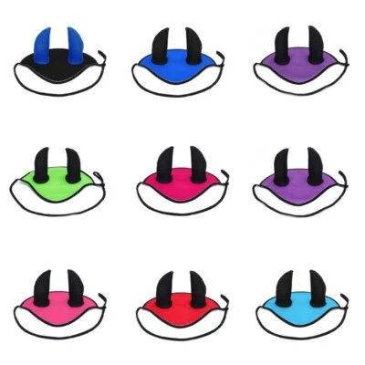 Equestrian Horse Equipment Horses Care Riding Fly Bonnet Net Ear Masks Protector - Image 1 of 4