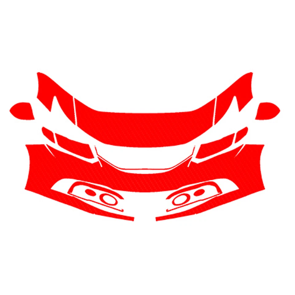 Sujetador transparente con película de pintura precortada PPF para Honda Civic Sedán SI 2012-2015 Foto 1 de 4