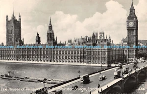 R460259 The Houses of Parliament und Westminster Bridge London R F 8 R D Freeman - Bild 1 von 4