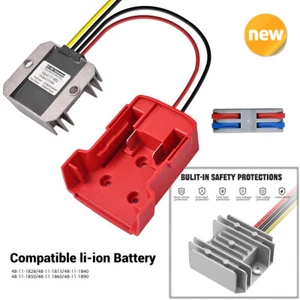 Step Down DC Voltage Converter For Milwaukee 18V To 12V Battery Dock DIY Adapter - Picture 1 of 10
