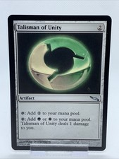 MTG Talisman of Unity Mirrodin 257/306 Regular NM Uncommon Artifact Mana Ramp