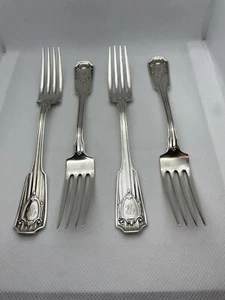 Spotswood by Gorham Sterling Silver Dinner Forks 7" - Set of 4 - Picture 1 of 4