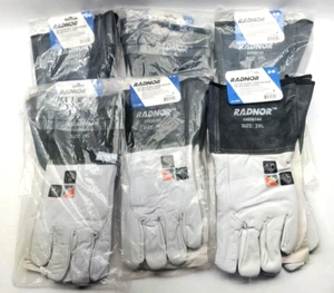 PACK OF 6 PAIRS, Radnor cut resistant grain tig welding glove, 2XL, 64056144. - Picture 1 of 7