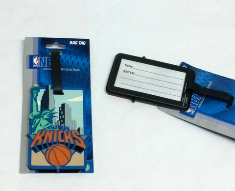 NBA New York Knicks Luggage Tag Travel Bag ID Golf Tag FREESHIP Cover