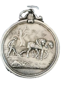 Viktorianische Silbermedaille Highland and Agricultural Society of Scotland 1859 - Bild 1 von 9