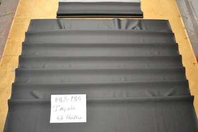 Chevrolet Impala 1963 63 1964 64 4 puertas techo rígido negro techo perforado EE. UU. Foto 1 de 2