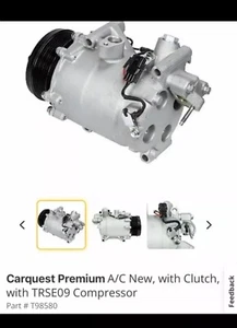 NEW 2007 2015 Acura IRX RDX 2014 2015 Honda Civic A/C Compressor CARQUEST T98580 - Picture 1 of 4