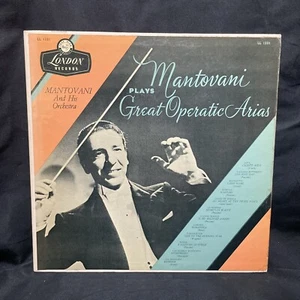 Mantovani Plays Great Operatic Arias LP Vinyl Record London Records Vintage 1954 - Imagen 1 de 4