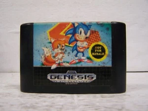Sonic the Hedgehog 2 (SEGA Genesis, 1992) Not for Resale cart only - Picture 1 of 3