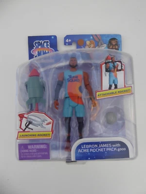 Space Jam 2: A New Legacy Lebron James With Acme Rocket Pack 4000 4" Toy Figure - Image 1 of 3