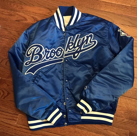 Vintage Starter Brooklyn Dodgers Jacket Size Medium Freshly Washed Cover