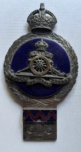 Badge automobile auto car club British Royal Artillery badge - Picture 1 of 2