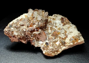 195 Cts Rare Brookite Crystal With Quartz on Matrix Damage Free Very unique Qty - Picture 1 of 5