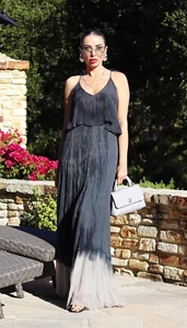 GYPSY 05 OVERLAY SILK MAXI DRESS XS - Picture 1 of 24