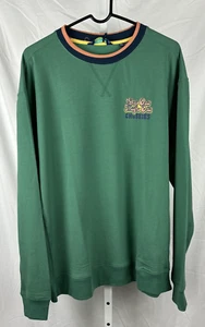 Chubbies Sky's Out Thighs Out Crewneck Sweatshirt Men's XL Green Golf NWT - Picture 1 of 8