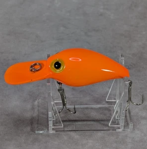 Pre-Rapala Storm Magnum Wiggle Wart Vintage Crankbait Lure Orange 3/4 oz - Picture 1 of 8