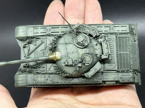Acabado modelo 1/72 ruso T-72A tanque de batalla principal modelo pintado a mano - Imagen 1 de 6