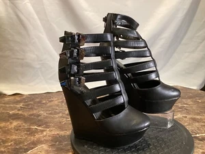 Torts Caliente Gothic schwarz Damen Keilabsatz Plateau Größe 8M - Bild 1 von 14