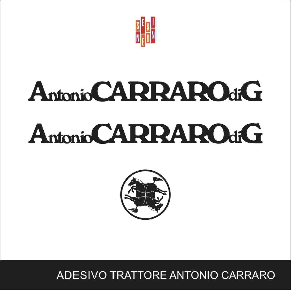 KIT ADESIVI ANTONIO CARRARO SUPERTIGRE 842 1981 - Imagen 1 de 1