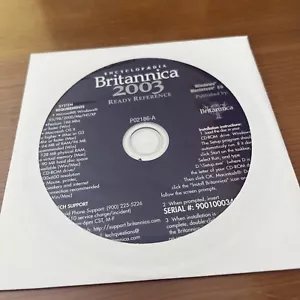 ENCYCLOPEDIA BRITANNICA 2003 READY REFERENCE WINDOWS 95 & UP CD - Picture 1 of 1