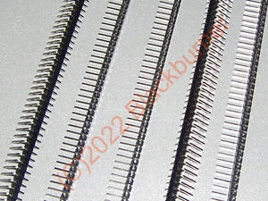 2 - 10 ud. tiras de lápiz 90° cabezal de pin 2,54 mm 40pin macho de una sola fila divisible - Imagen 1 de 6