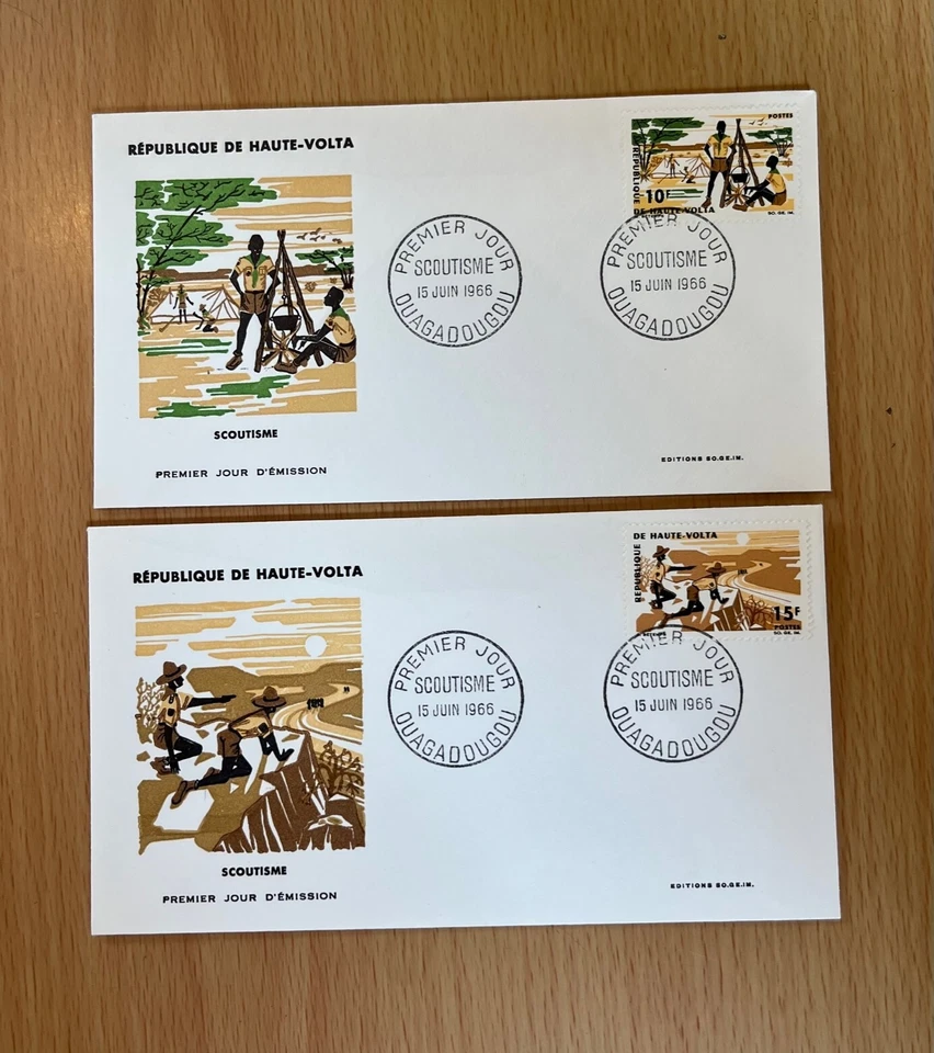 AFRICA  COLONIES BOY SCOUTS FDC COVERS SEE SCANS  LOT (AFR 90) - Image 1 of 1