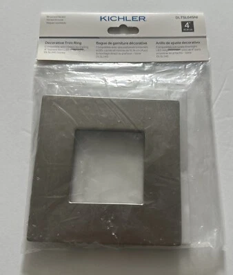 Downlight Kichler directo al techo UNV 4" cuadrado delgado, NK - DLTSL04SNI Foto 1 de 2