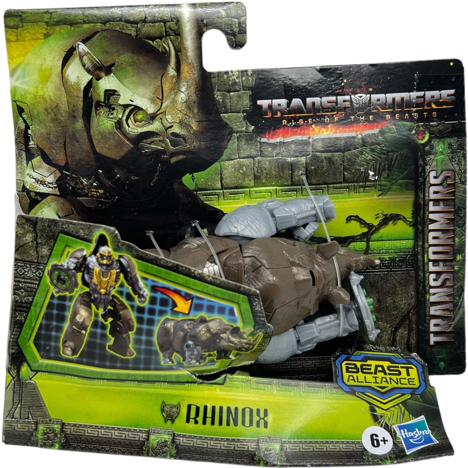 Transformers Rise of the Beasts Battle Changer Rhinox Figure Hasbro F3