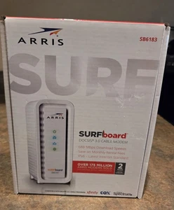 Arris Surfboard Cable Modem SB6183 (686Mbps Download, 16x4 Channels, High Speed) - Picture 1 of 6
