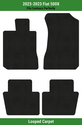 Lloyd Classic Loop Front & Rear Row Carpet Mats for 2023 Fiat 500X  - Image 1 of 4
