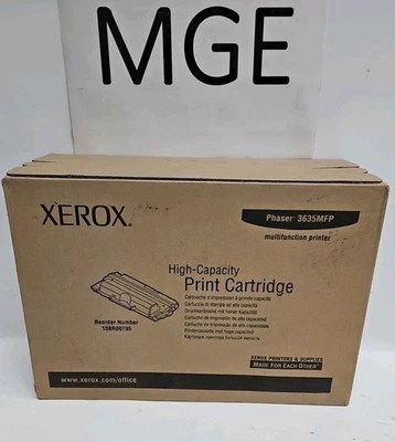 正品 Xerox Phaser 3635MFP High Yield Black 碳粉 108R00795 108R795 — 第 1/3 张图片