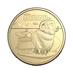 2025 $1 Uncirculated Coin " The Big Merino " from the Aussie Big Things release - Picture 1 of 2